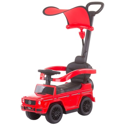 Masinuta de impins Chipolino Mercedes G350 red cu maner si copertina Masinuta de impins Chipolino Mercedes G350 red cu maner si copertina