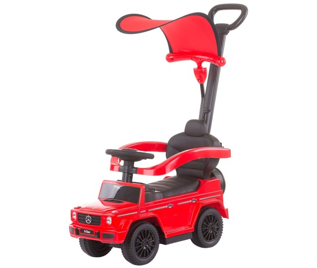 Masinuta de impins Chipolino Mercedes G350 red cu maner si copertina Masinuta de impins Chipolino Mercedes G350 red cu maner si copertina