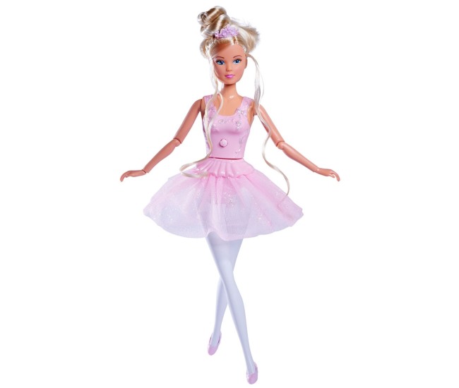 Papusa Simba Steffi Love Dancing Ballerinas 29 cm cu figurina