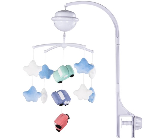 Carusel muzical pentru patut cu proiector Chipolino Cars Carusel muzical pentru patut cu proiector Chipolino Cars