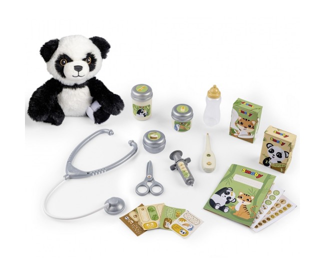 Jucarie Smoby Animal Care Center cu 19 accesorii