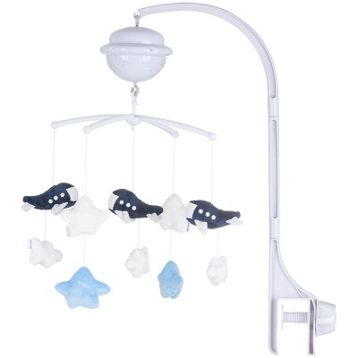 Carusel muzical pentru patut cu proiector Chipolino Planes Carusel muzical pentru patut cu proiector Chipolino Planes