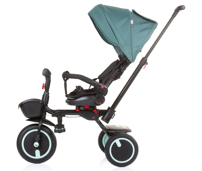 Tricicleta pliabila Chipolino Quick Fold cu sezut reversibil aloe