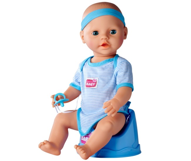 Papusa Simba New Born Baby, Baby Doll 43 cm cu accesorii albastru Papusa Simba New Born Baby, Baby Doll 43 cm cu accesorii albastru