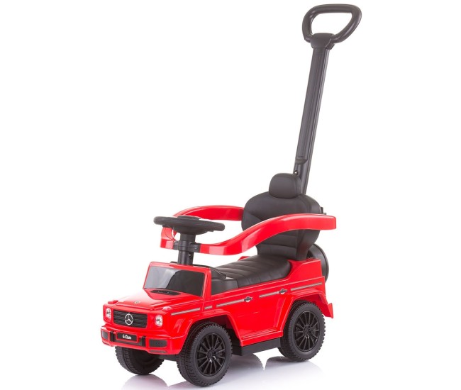 Masinuta de impins Chipolino Mercedes G350 red cu maner si copertina Masinuta de impins Chipolino Mercedes G350 red cu maner si copertina