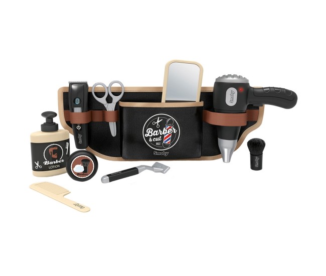 Centura frizer Smoby Barber and Cut negru cu accesorii Centura frizer Smoby Barber and Cut negru cu accesorii