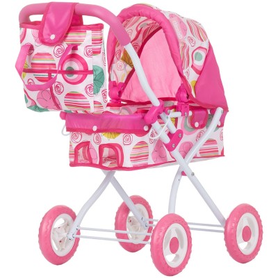 Carucior pentru papusi Chipolino Emily multicolor Carucior pentru papusi Chipolino Emily multicolor