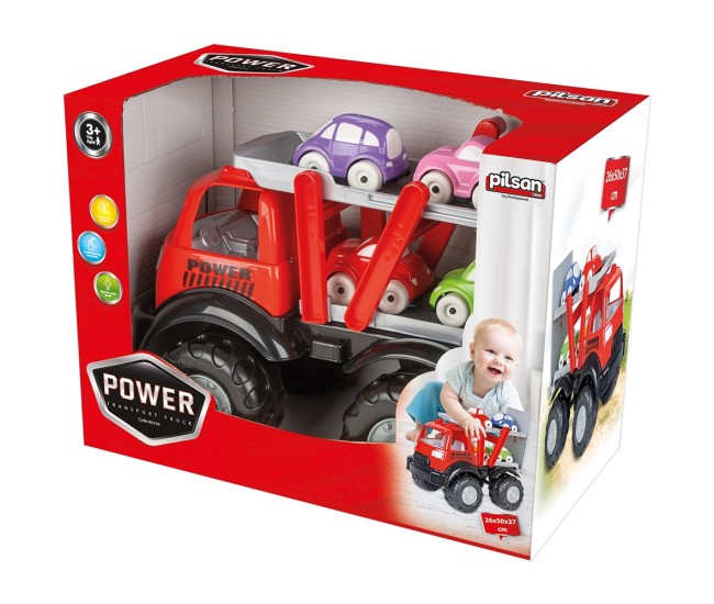 Camion Pilsan Power Transport Truck cu 4 masinute