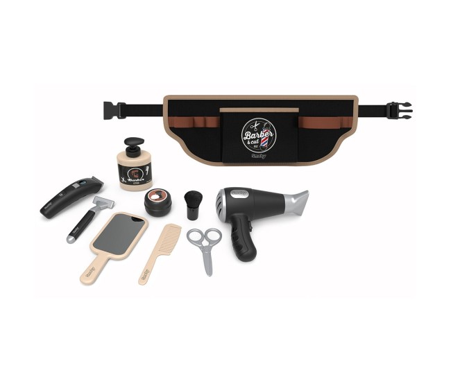 Centura frizer Smoby Barber and Cut negru cu accesorii Centura frizer Smoby Barber and Cut negru cu accesorii