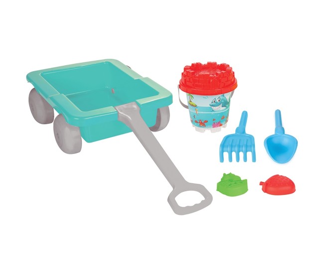 Set jucarii nisip Pilsan Carucior cu accesorii