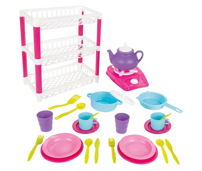 Set de servit ceaiul Pilsan Hamarat Three-Tier Dish Rack Set de servit ceaiul Pilsan Hamarat Three-Tier Dish Rack