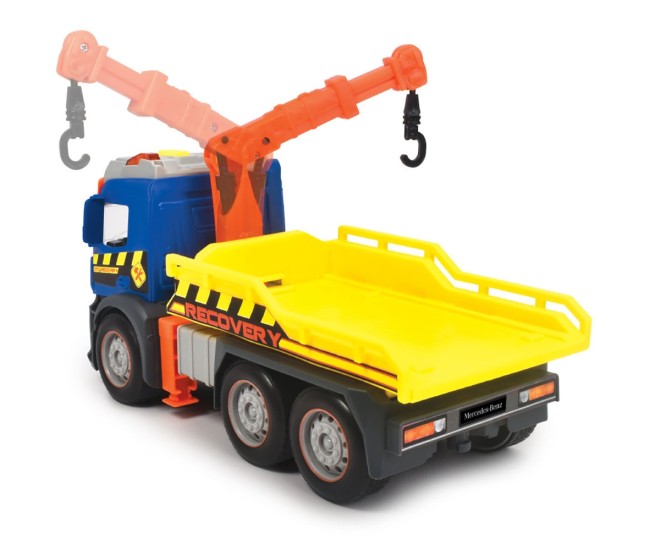 Camion de tractare Dickie Toys Mercedes Recovery cu masinuta