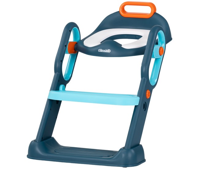 Reductor toaleta cu scara Chipolino Flippy blue Reductor toaleta cu scara Chipolino Flippy blue