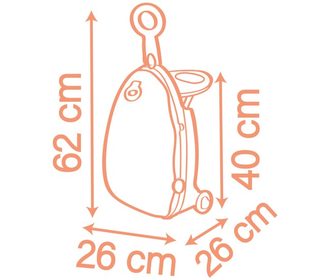 Valiza multifunctionala pentru papusi Smoby Baby Nurse Nursery Suitcase 3 in 1 cu 6 accesorii