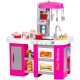 Set jucarie Chipolino Kitchen 72,5 cm cu sistem de curgere apa, lumini, sunete si 53 accesorii Set jucarie Chipolino Kitchen 72,5 cm cu sistem de curgere apa, lumini, sunete si 53 accesorii