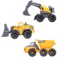 Set Dickie Toys Construction Set cu 3 vehicule 16 cm Set Dickie Toys Construction Set cu 3 vehicule 16 cm