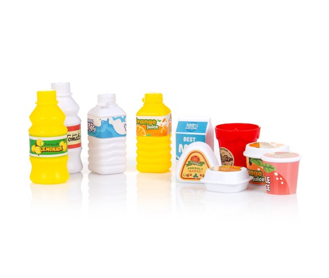 Set jucarie Chipolino Supermarket 87 cm cu lumini, sunete si 81 accesorii