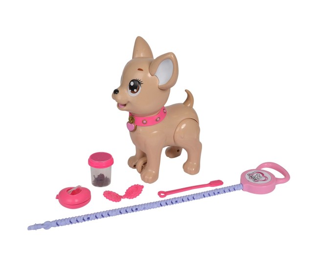Jucarie Simba Caine Chi Chi Love Poo Puppy cu accesorii Jucarie Simba Caine Chi Chi Love Poo Puppy cu accesorii
