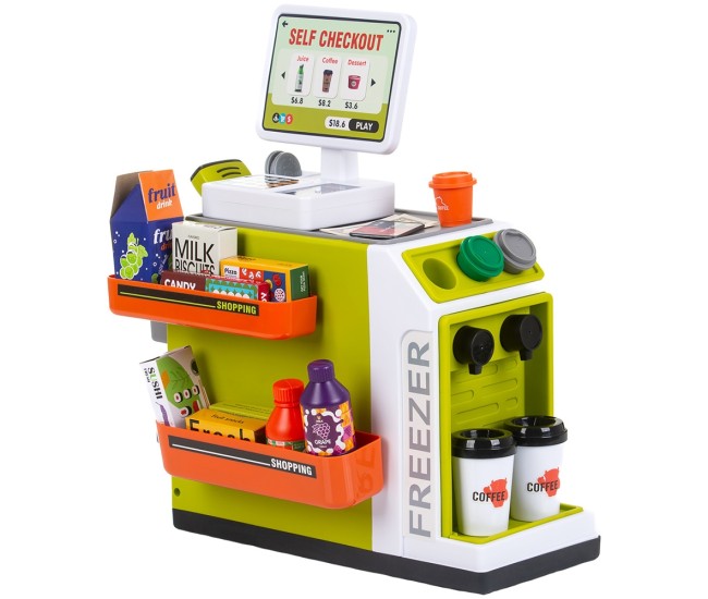 Set jucarie Chipolino Supermarket cu lumini, sunete si 46 accesorii Set jucarie Chipolino Supermarket cu lumini, sunete si 46 accesorii