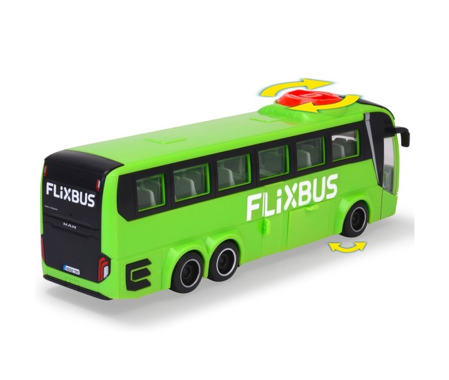 Autobuz Dickie Toys MAN Lion's Coach 26,5 cm Flixbus verde Autobuz Dickie Toys MAN Lion's Coach 26,5 cm Flixbus verde