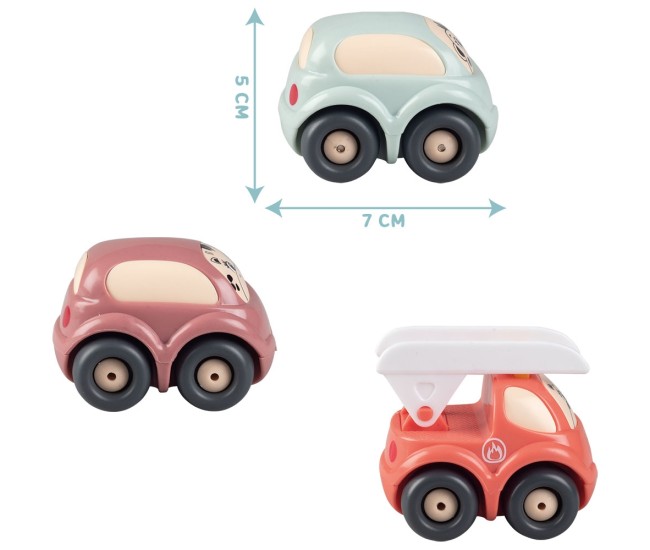 Set vehicule Smoby cu 3 masinute