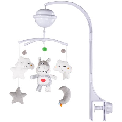 Carusel muzical pentru patut cu proiector Chipolino Hippo Carusel muzical pentru patut cu proiector Chipolino Hippo