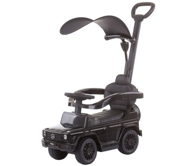 Masinuta de impins Chipolino Mercedes G350 black cu maner si copertina