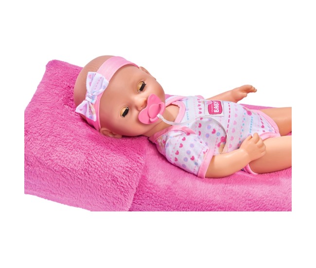 Papusa Simba New Born Baby 38 cm Bebe cu olita si accesorii