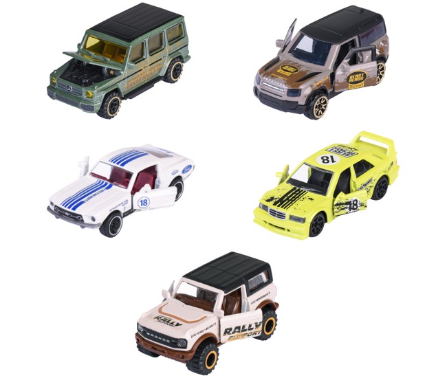 Set Majorette CastHeads cu 5 masinute Set Majorette CastHeads cu 5 masinute