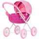 Carucior pentru papusi Chipolino Daisy pink linen Carucior pentru papusi Chipolino Daisy pink linen