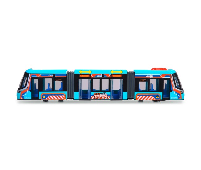 Tramvai Dickie Toys Siemens City Tram 41,5 cm albastru Tramvai Dickie Toys Siemens City Tram 41,5 cm albastru