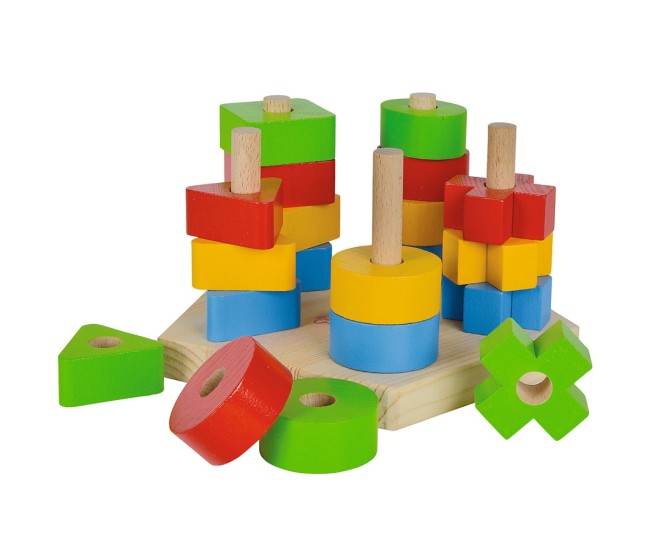 Jucarie din lemn Eichhorn Stacking Toy Jucarie din lemn Eichhorn Stacking Toy