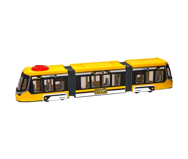Tramvai Dickie Toys Siemens City Tram 41,5 cm galben Tramvai Dickie Toys Siemens City Tram 41,5 cm galben
