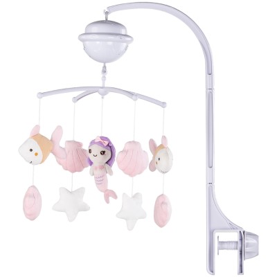 Carusel muzical pentru patut cu proiector Chipolino Mermaid Carusel muzical pentru patut cu proiector Chipolino Mermaid