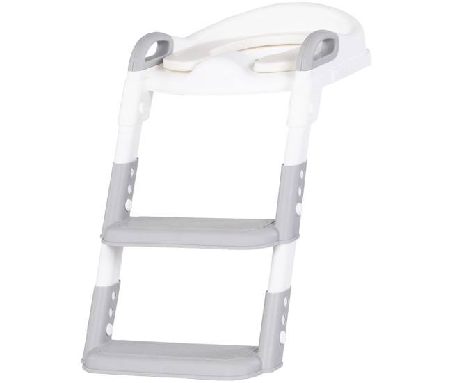 Reductor toaleta cu scara Chipolino Kiddy grey