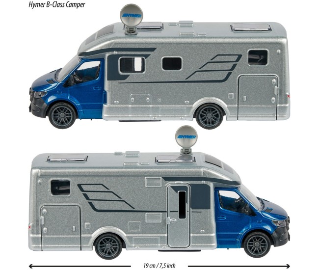 Masinuta Majorette Hymer B-Class Camper cu lumini si sunete Masinuta Majorette Hymer B-Class Camper cu lumini si sunete