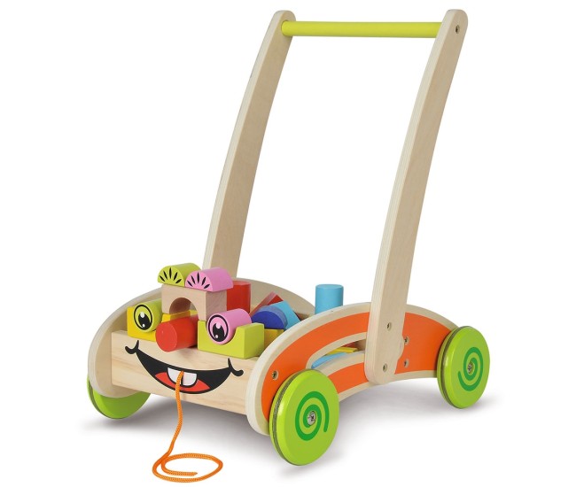 Carucior Eichhorn Activity Walker cu 35 cuburi Carucior Eichhorn Activity Walker cu 35 cuburi