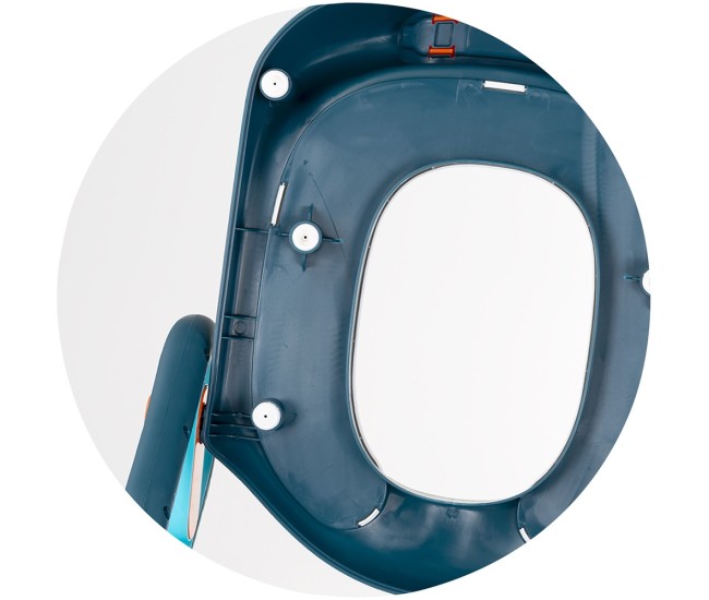 Reductor toaleta cu scara Chipolino Flippy blue Reductor toaleta cu scara Chipolino Flippy blue