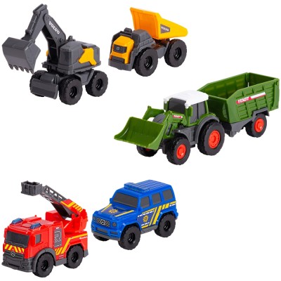 Set Dickie Toys Micro City Team 9 cm cu 5 vehicule Set Dickie Toys Micro City Team 9 cm cu 5 vehicule