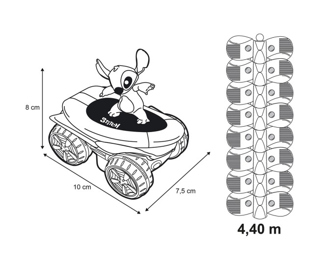 Pista Smoby Stitch FleXtreme Set circuit de curse