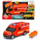 Masina ambulanta Dickie Toys Iveco Daily Ambulance 1:32 18 cm rosu Masina ambulanta Dickie Toys Iveco Daily Ambulance 1:32 18 cm rosu