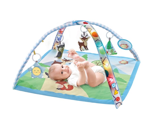 Covoras de joaca cu lumini si melodii Chipolino Forest