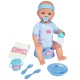 Papusa Simba New Born Baby, Baby Doll 43 cm cu accesorii albastru Papusa Simba New Born Baby, Baby Doll 43 cm cu accesorii albastru