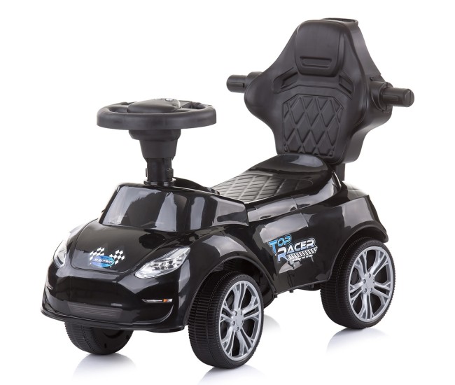 Masinuta de impins Chipolino Turbo black cu maner