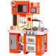 Set jucarie Chipolino Kitchen 84 cm cu sistem de curgere apa, lumini, sunete si 79 accesorii