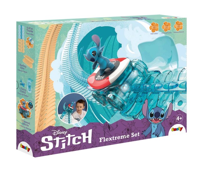 Pista Smoby Stitch FleXtreme Set circuit de curse
