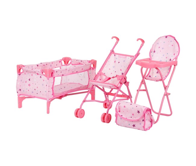 Set jucarii pentru papusi Chipolino Trixy 3 in 1 stars Set jucarii pentru papusi Chipolino Trixy 3 in 1 stars