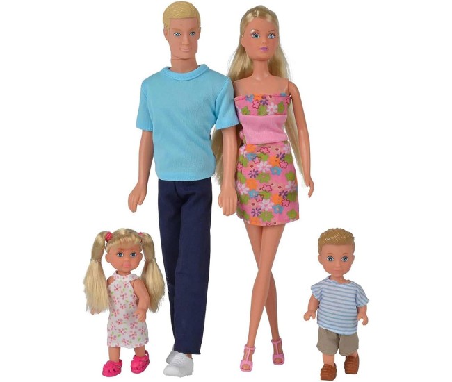 Set Simba Steffi Love Family XL cu 4 papusi Set Simba Steffi Love Family XL cu 4 papusi