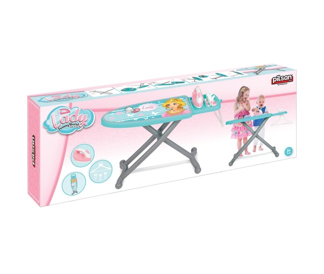 Jucarie Pilsan Masa si fier de calcat albastru