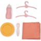 Valiza multifunctionala pentru papusi Smoby Baby Nurse Nursery Suitcase 3 in 1 cu 6 accesorii